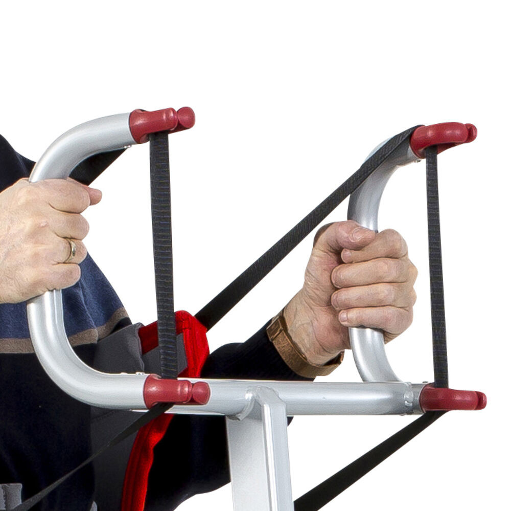 4-point Active sling bar is unique to the Molift Quick Raiser 205 and is used with the Rgosling Active to facilitate a stable, safe and comfortable transfer for the user.