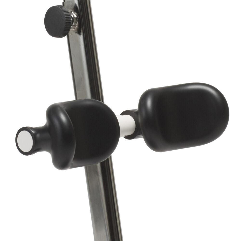 Soft and comfortable, provides\
lateral support. Easy to adjust to\
whatever height is needed.