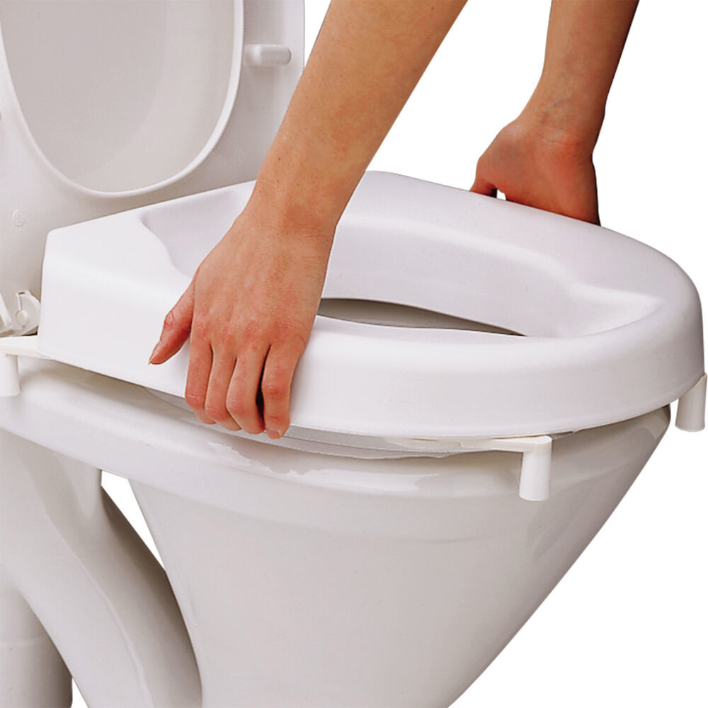 Hi-Loo is easy to fit onto the toilet bowl and can be removed without altering the setting of the brackets.