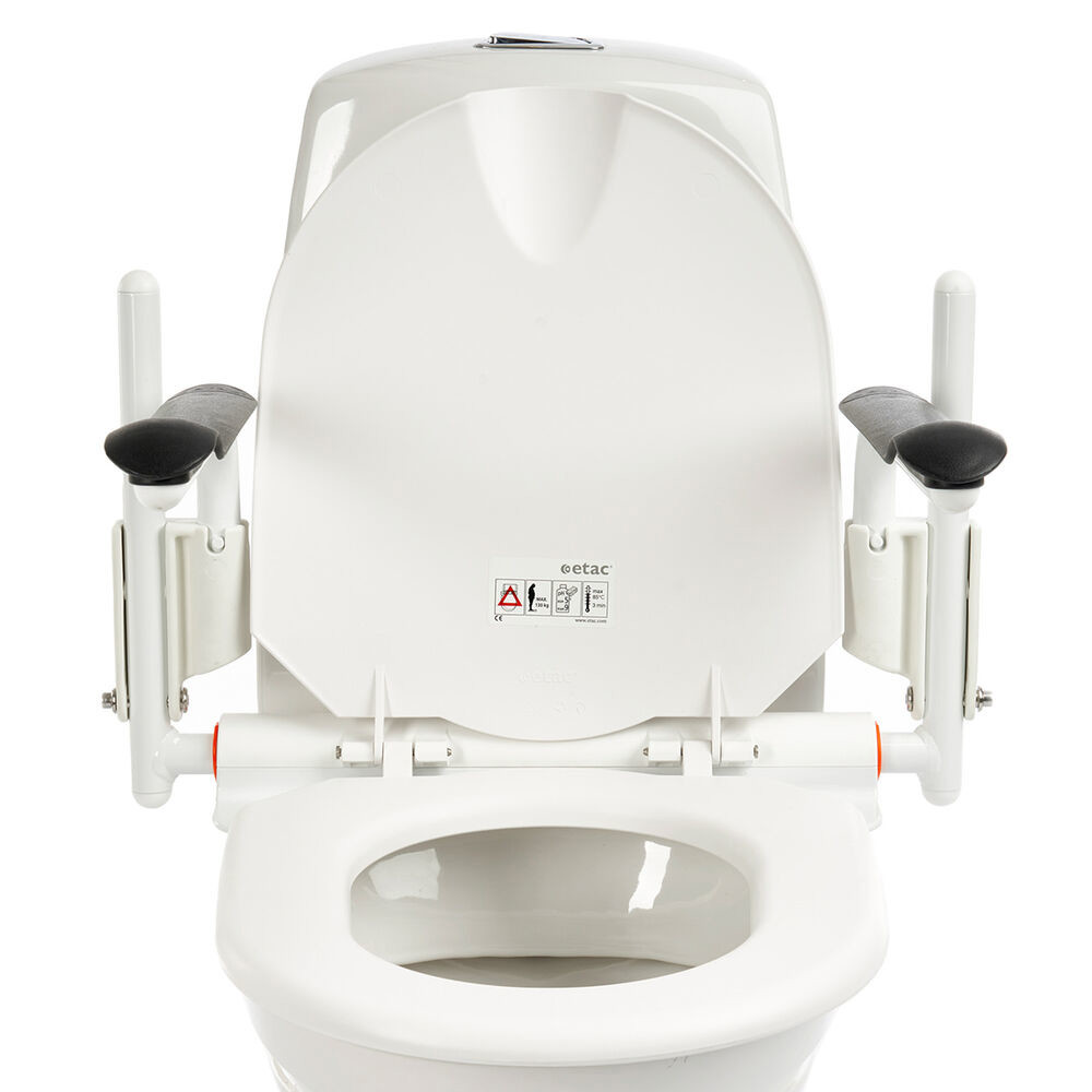 Etac Supporter Adjustable set with narrow width between the arm supports. Lid and seat ring are included.