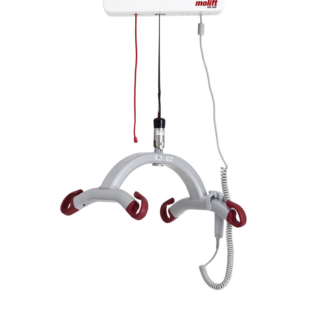 With its standard 3 meters lifting strap Molift Air has one of the largest standard hoisting intervals on the market.