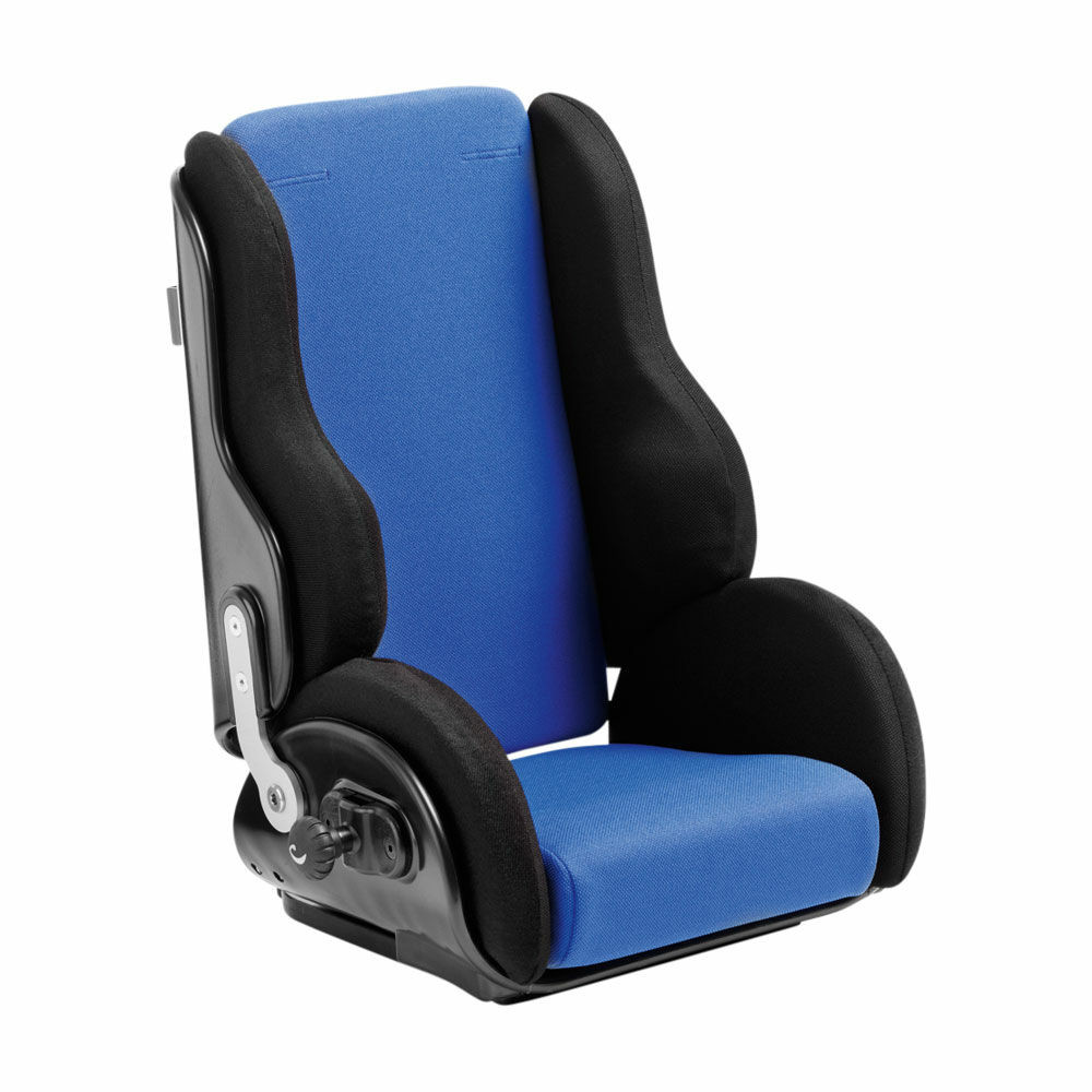 A modular seating system with comfortable, six part cushion set that can be specified to suit a variety of different sizes and needs