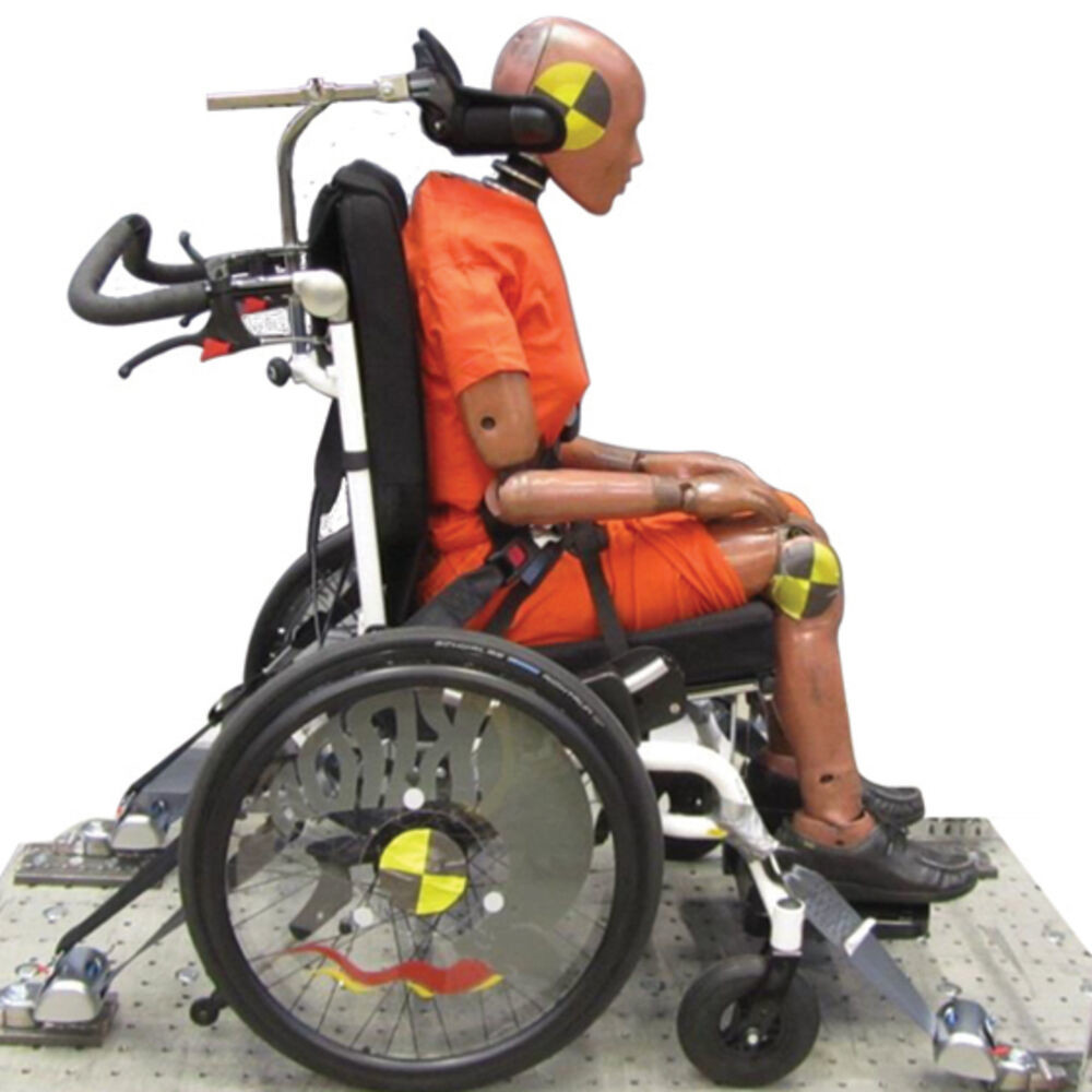 The Kudu complies with ISO 7176-19 for transporting children in motor vehicles (max. 57 kg).