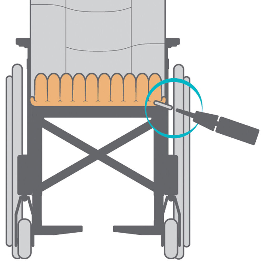 One compartment entails only one valve adjustment. The Standard Air Cushion is an ideal combination of easy handling and dynamic stability, which may improve sitting tolerance over time.