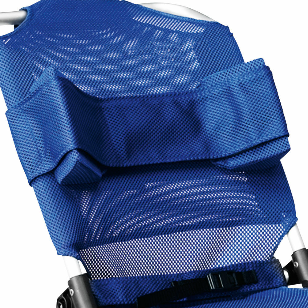 Provides support and comfort for bathing children. Cushions can be used for head or torso support