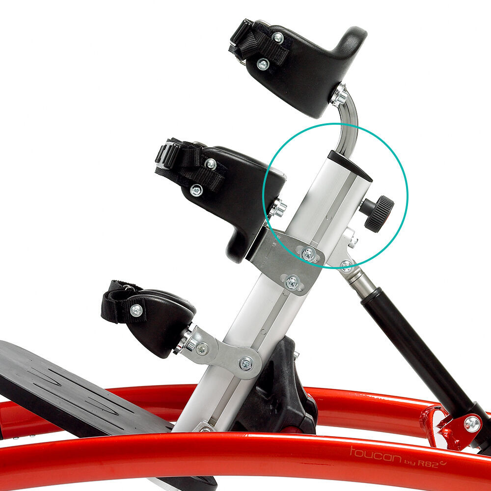 The Toucan has easy and steady angle adjustment making it possible to obtain the optimum standing position.